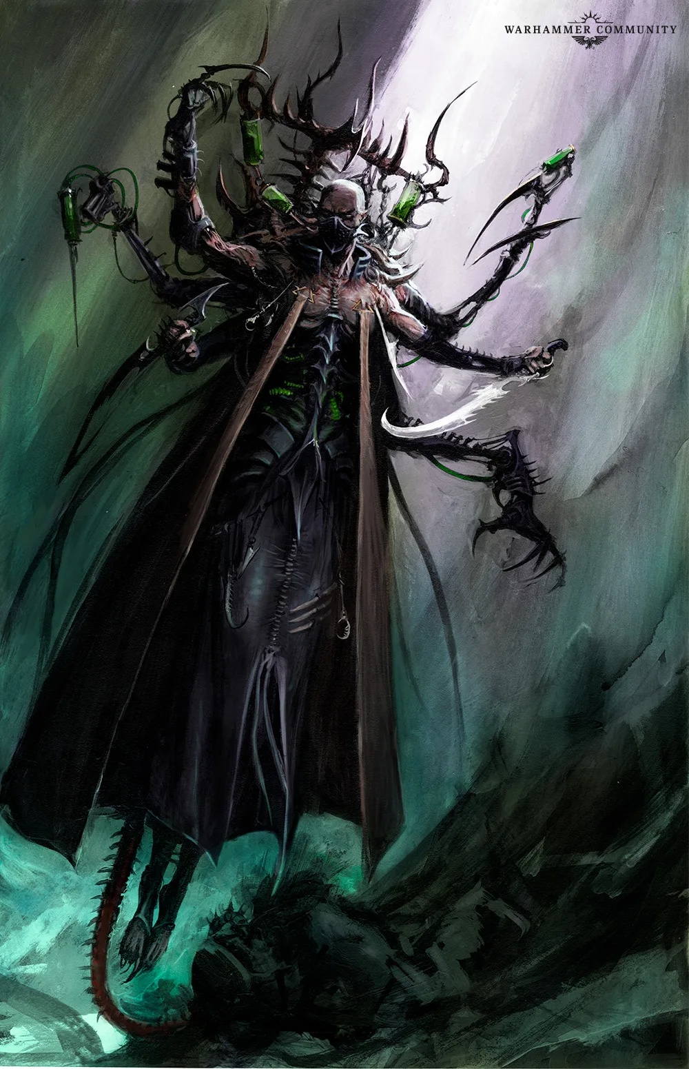 A Haemonculus of the Covens, flesh-sculptor and immortal