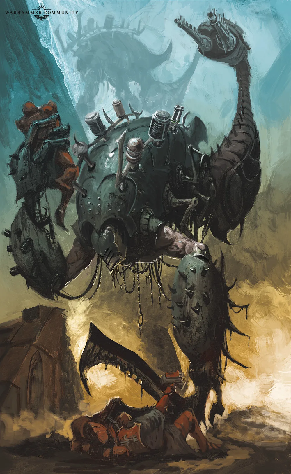 A Talos Pain Engine, the Covens' surgical nightmare made flesh and steel
