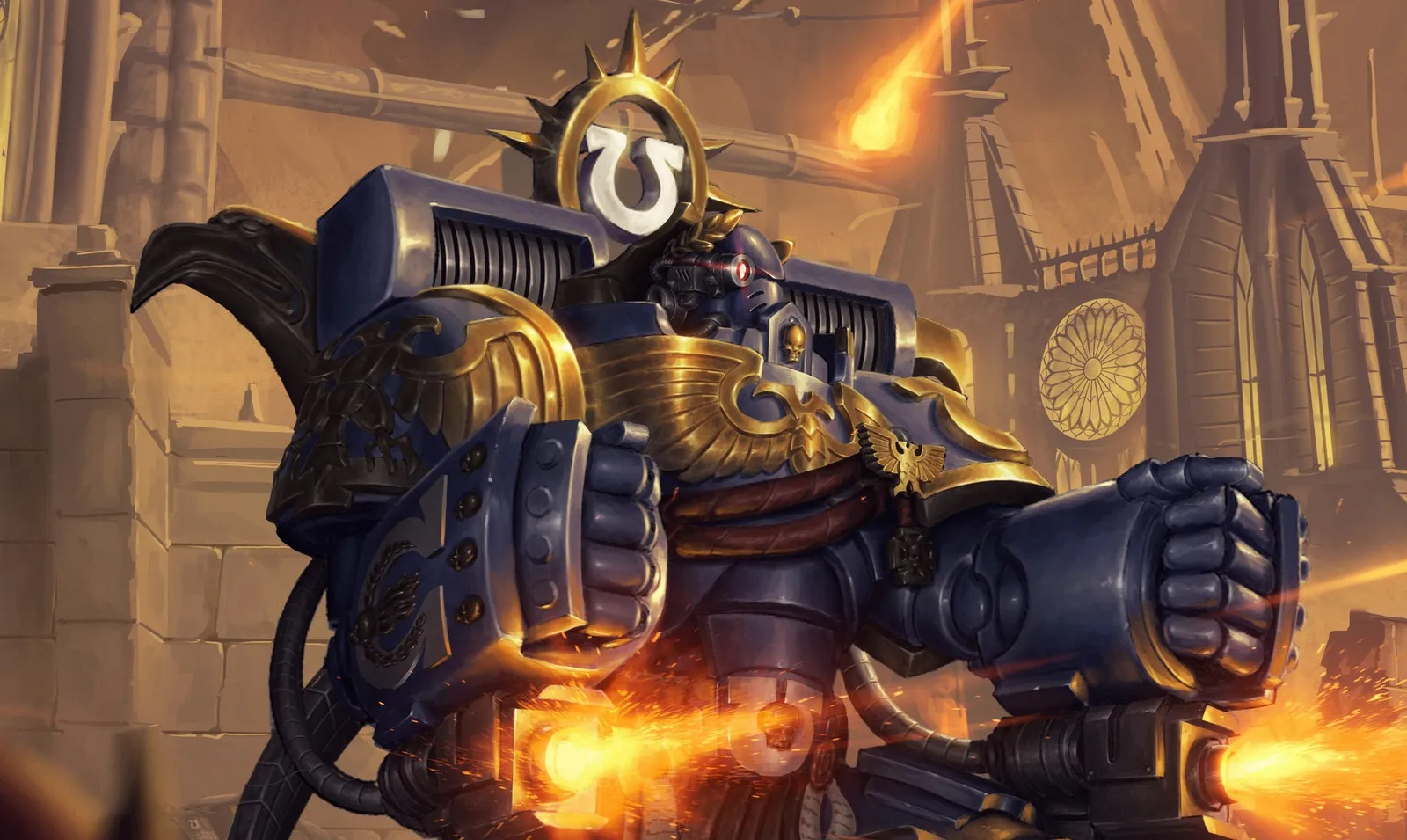 Marneus Calgar leads the Ultramarines in the defense of Hive Magnitor